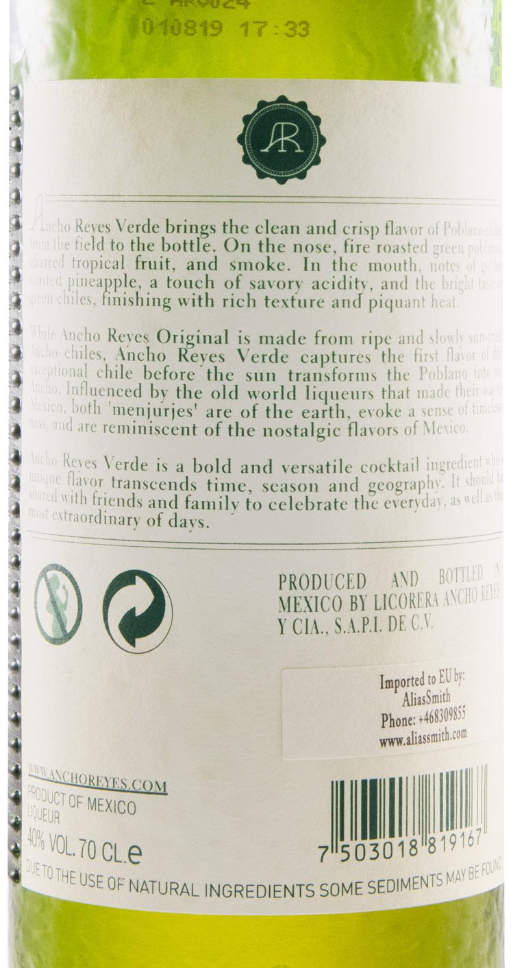 Ancho Reyes Verde Original