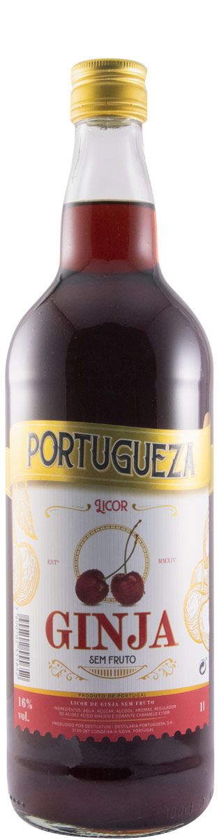 Ginja Liqueur Portugueza (no berries) 1L