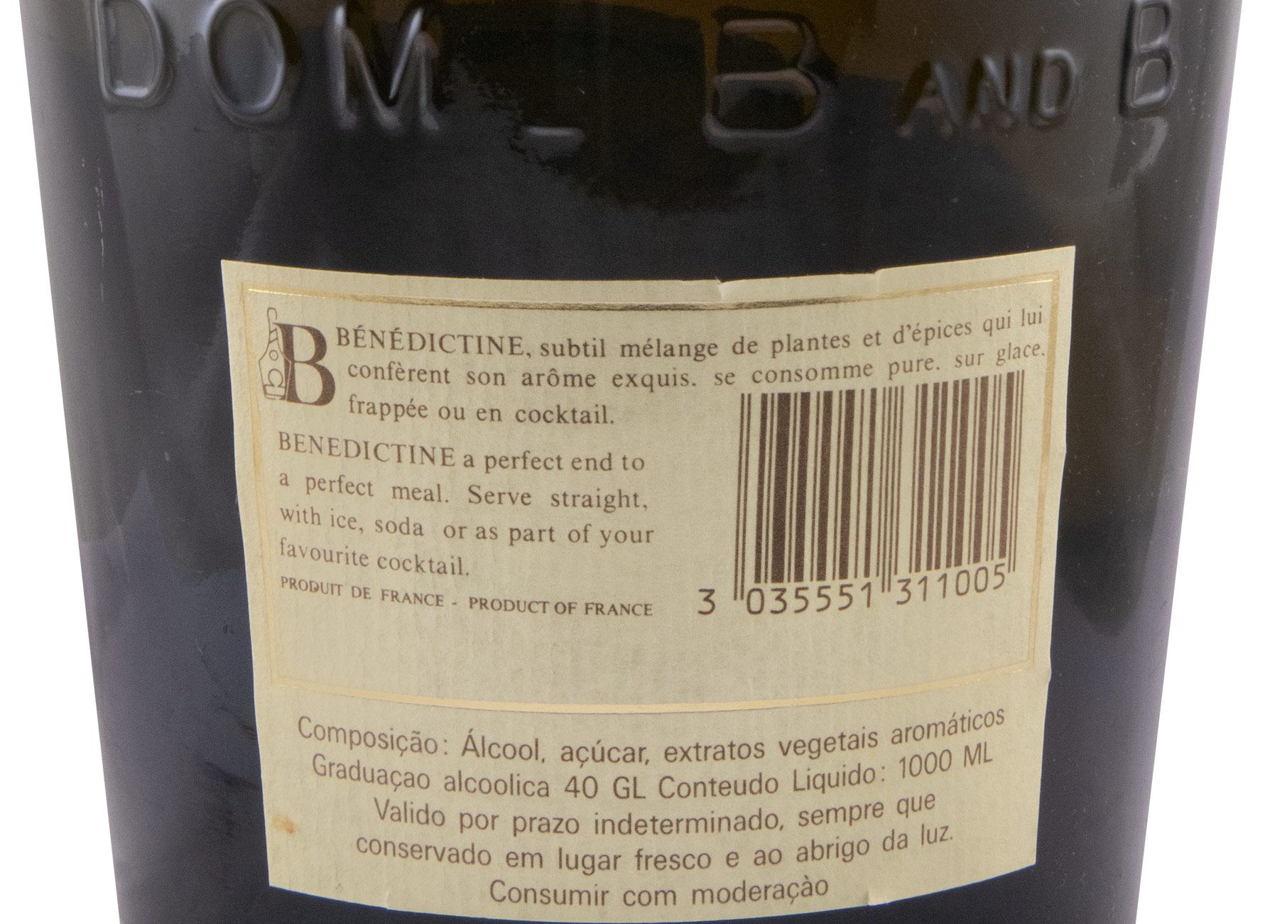Licor Bénédictine D.O.M 1L