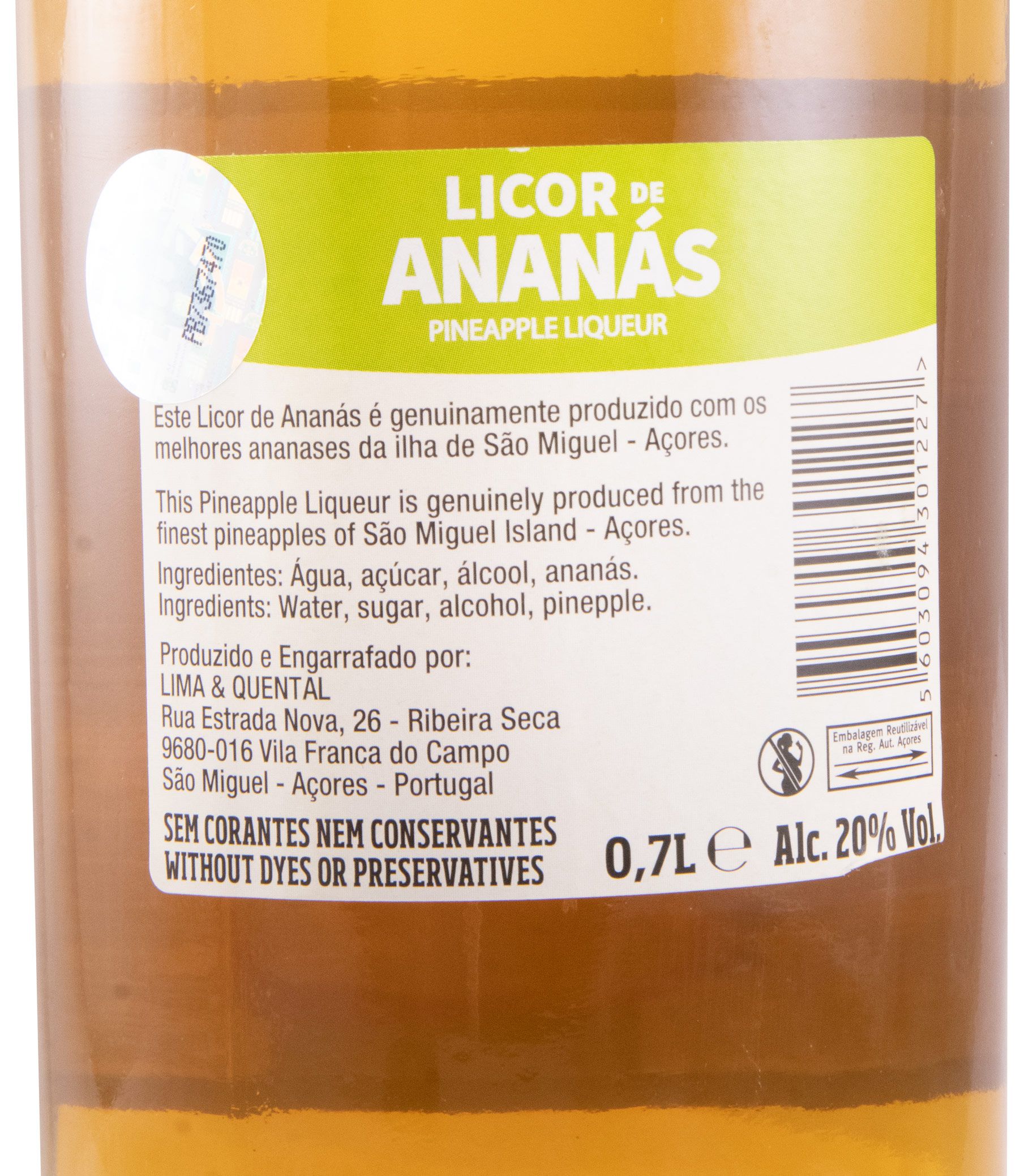 Pineapple Liqueur Lima & Quental