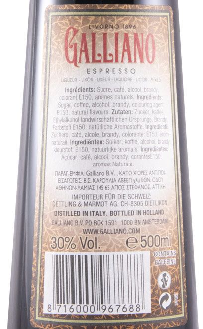 Galliano Espresso 50cl