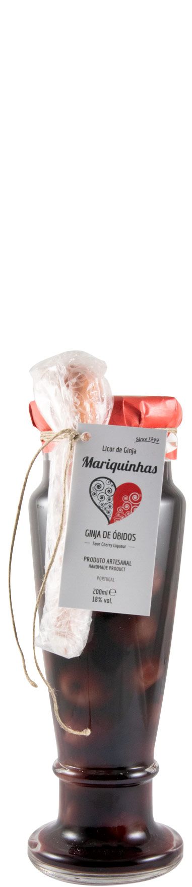 Ginja Liqueur Mariquinhas Decanter (with berries) 20cl