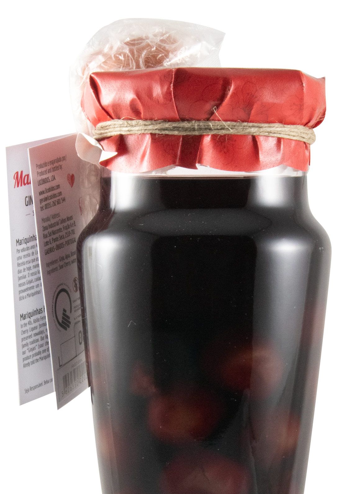 Ginja Liqueur Mariquinhas Decanter (with berries) 20cl