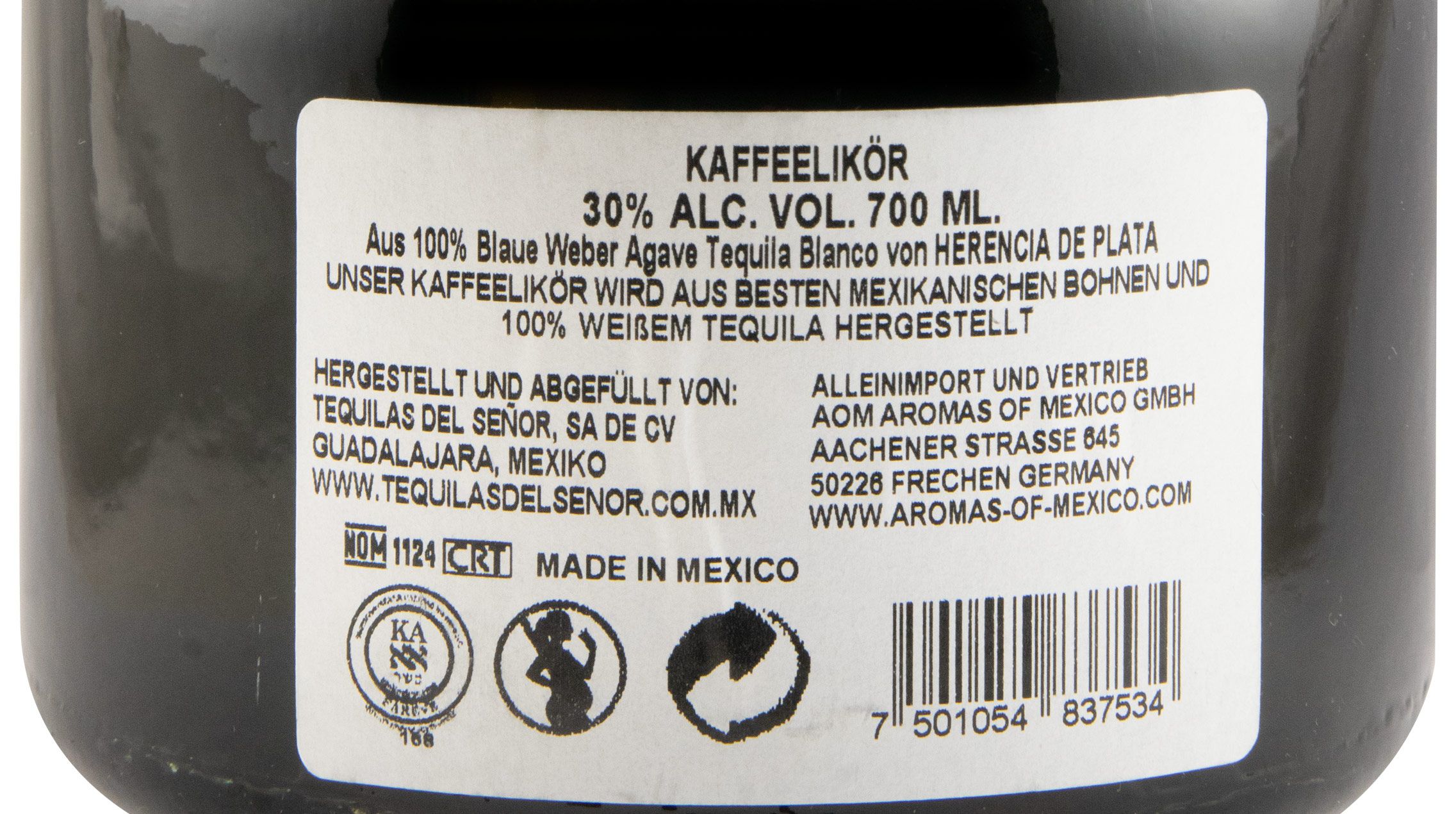 Coffee Liqueur & Tequila Herencia de Plata