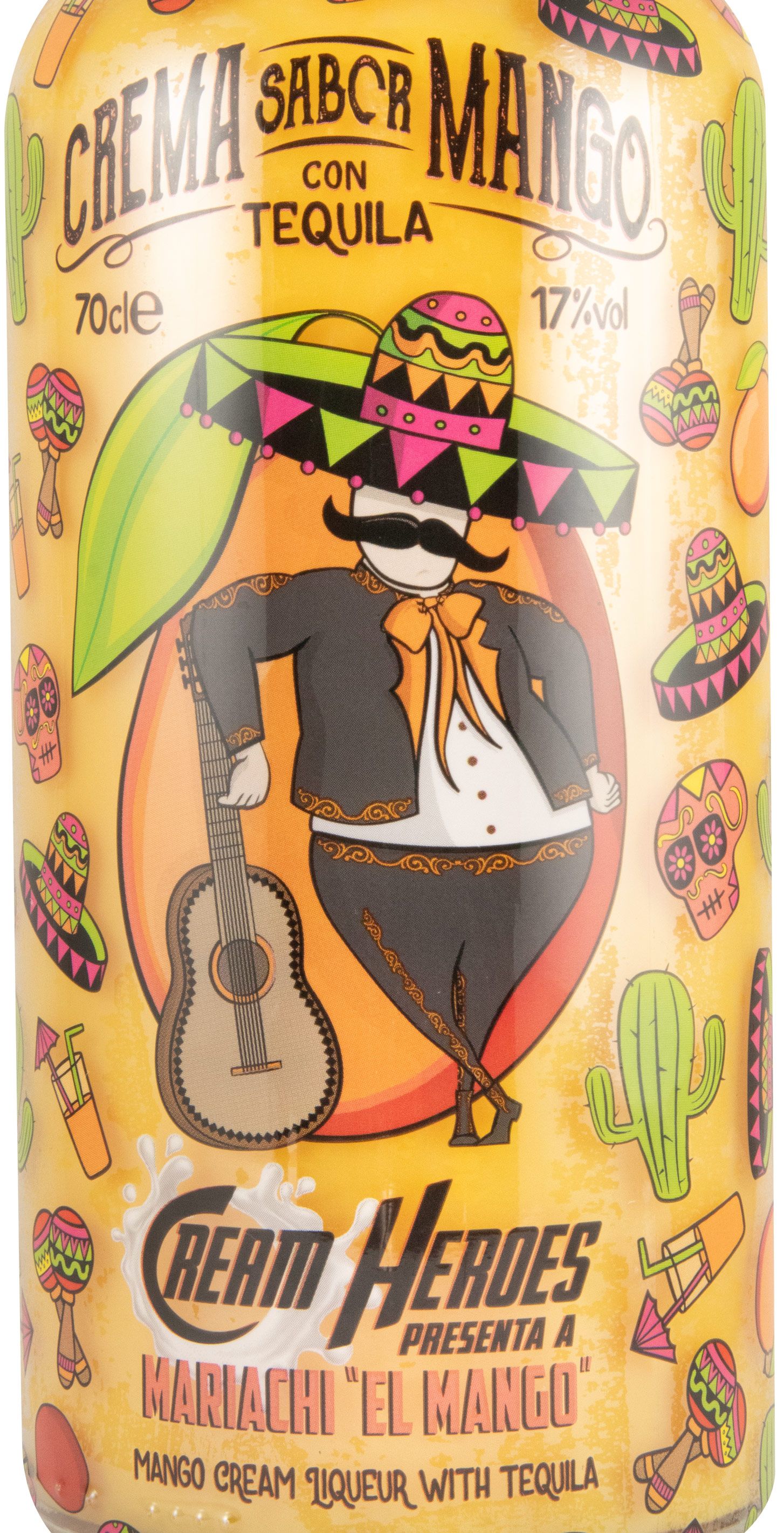 Licor de Tequila Cream Heroes Manga