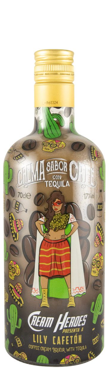 Licor de Tequila Cream Heroes Café