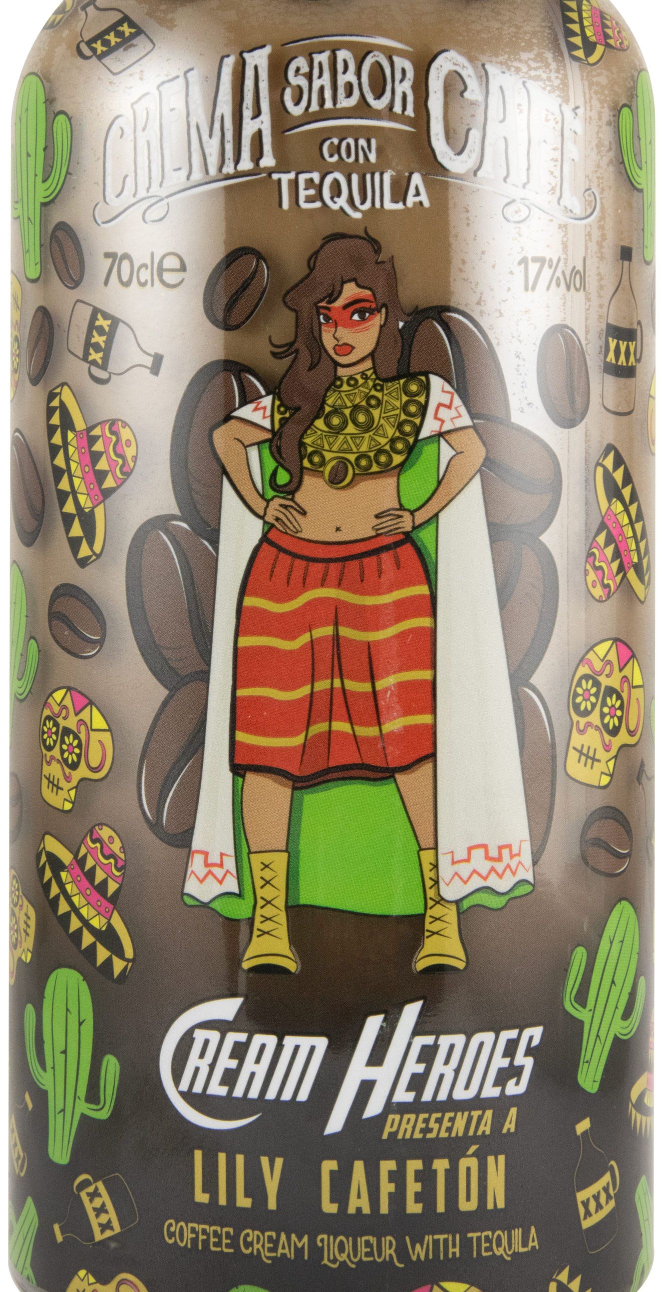 Licor de Tequila Cream Heroes Café