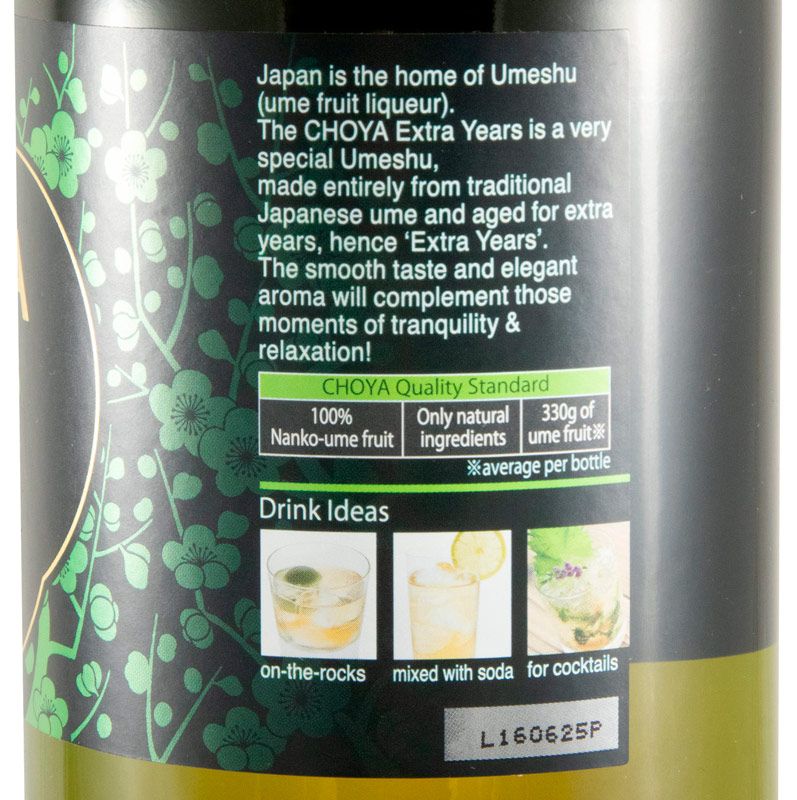 Licor The Choya Ume Fruit Extra Years