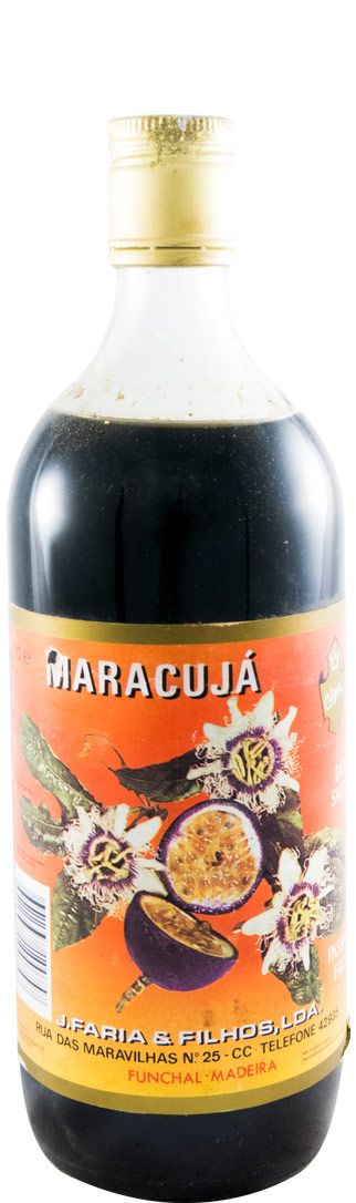 Licor Maracujá J. Faria & Filhos (garrafa antiga)