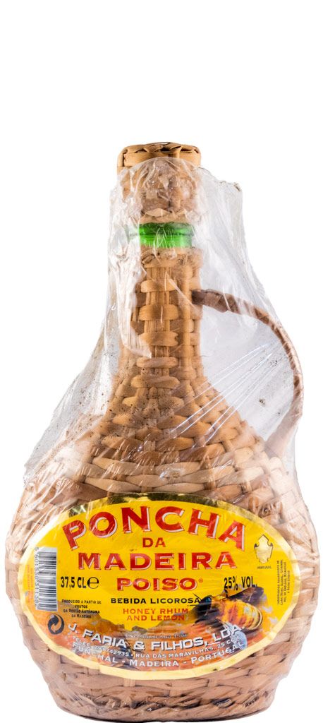 Poncha da Madeira Poiso J. Faria & Filhos (wicker flask) 37.5cl