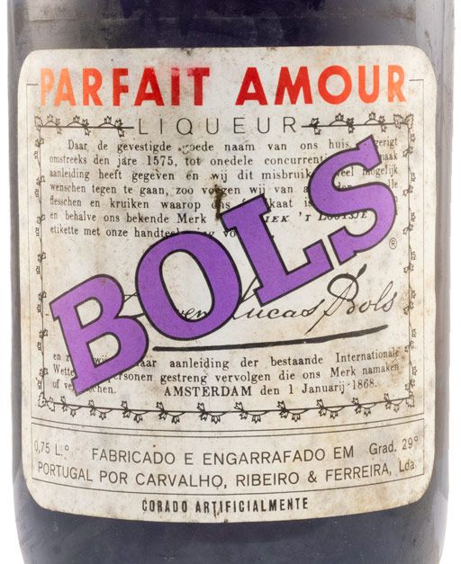 Licor Parfait Amour Bols 29% (former bottle)