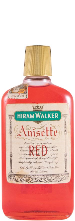 Frasco Anisette Red Hiram Walker 37,5cl