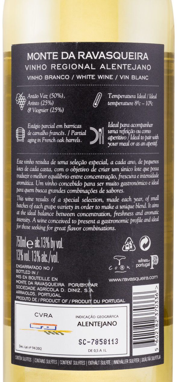 2018 Monte da Ravasqueira Selecção do Ano white