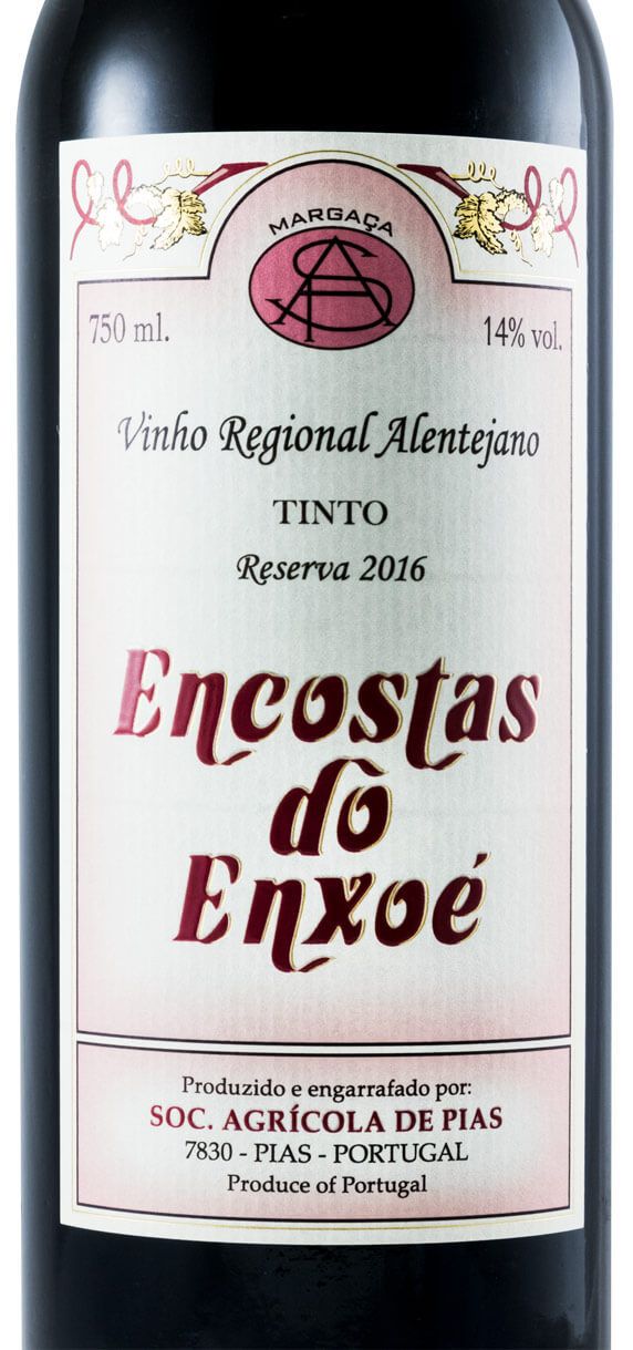 2016 Encostas do Enxoé Reserve red