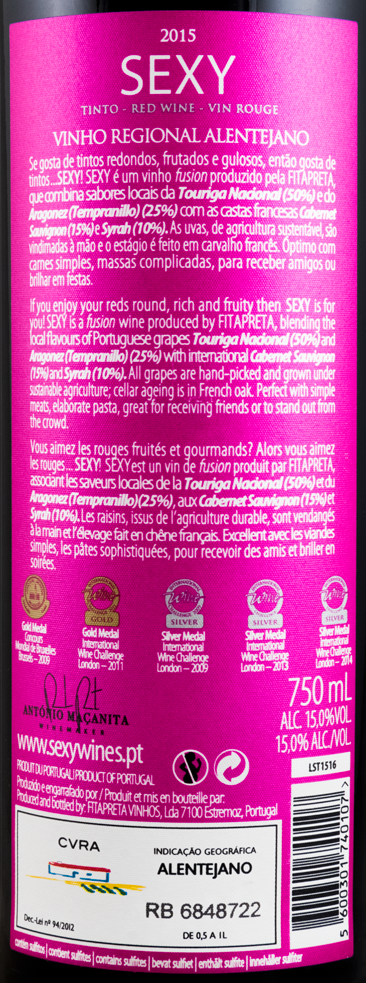 2015 António Maçanita Sexy tinto