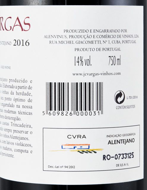 2016 Joaquim Costa Vargas red