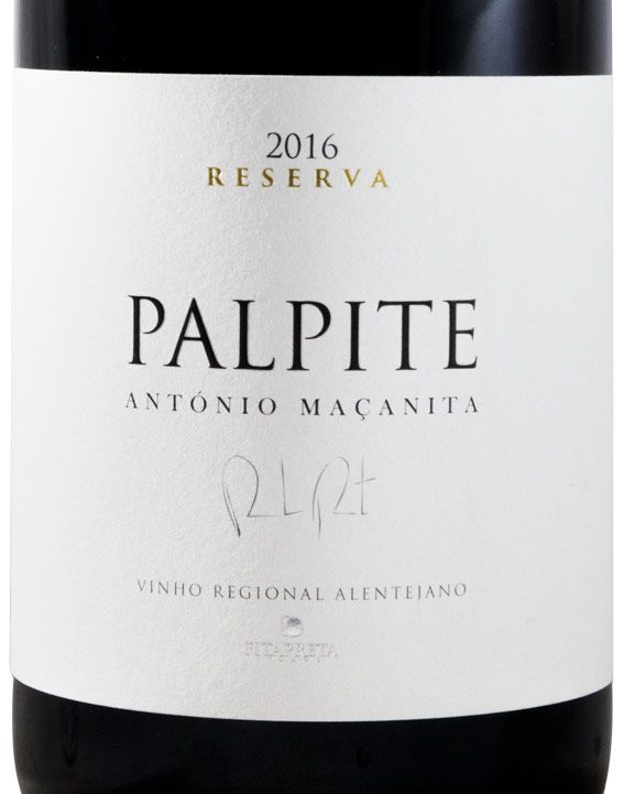 2016 António Maçanita Palpite Reserva red