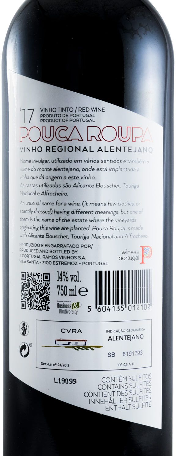2017 João Portugal Ramos Pouca Roupa red