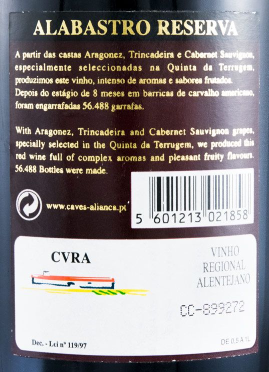 2000 Alabastro Reserva red