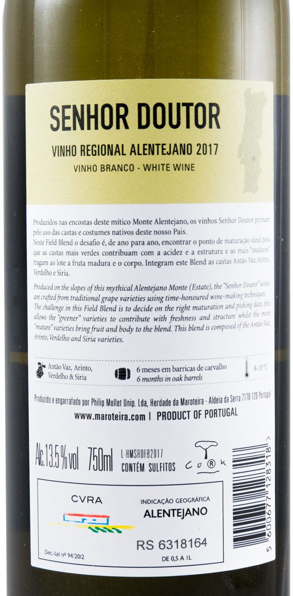 2017 Senhor Doutor Field Blend white