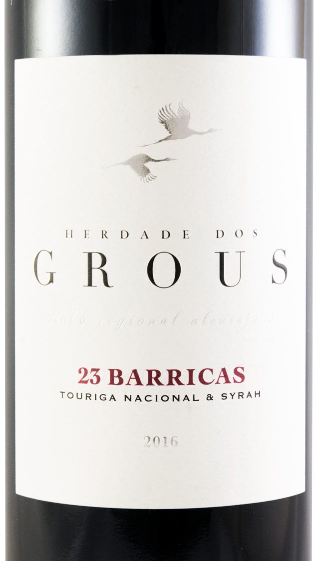 2016 Herdade dos Grous 23 Barricas red