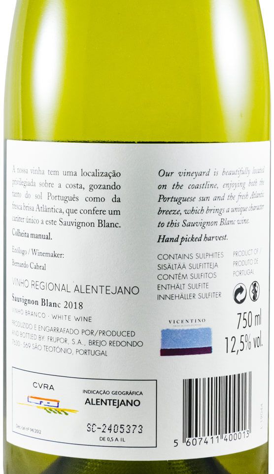 2018 Vicentino Sauvignon Blanc branco