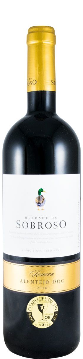 2014 Herdade do Sobroso Reserva red