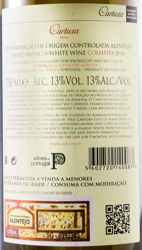 2018 Cartuxa branco