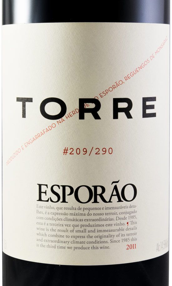 2011 Herdade do Esporão Torre tinto 1,5L