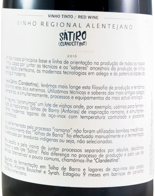 2016 Sátiro Clandestino red