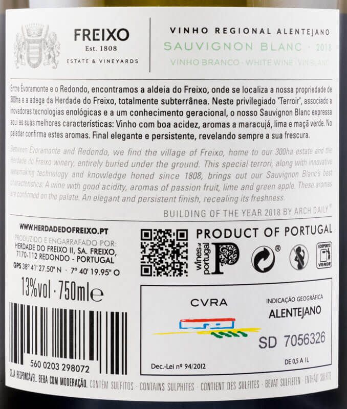 2018 Herdade do Freixo Sauvignon Blanc branco