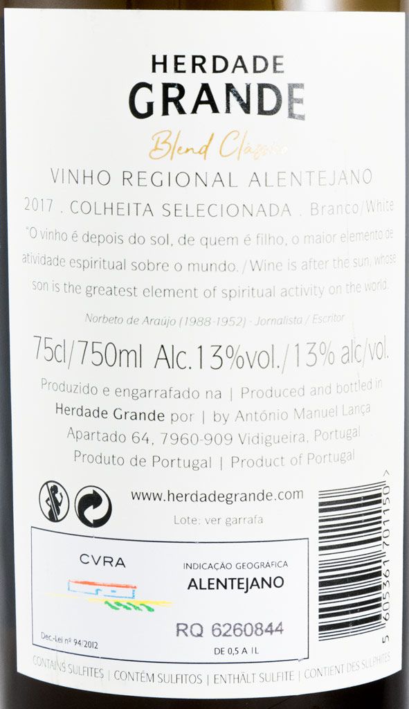 2017 Herdade Grande white