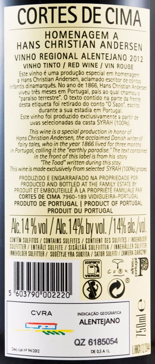 2012 Cortes de Cima Homenagem a Hans Christian Andersen red