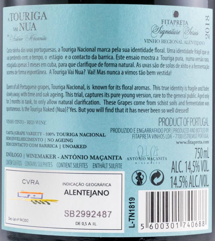 2018 António Maçanita A Touriga Vai Nua tinto