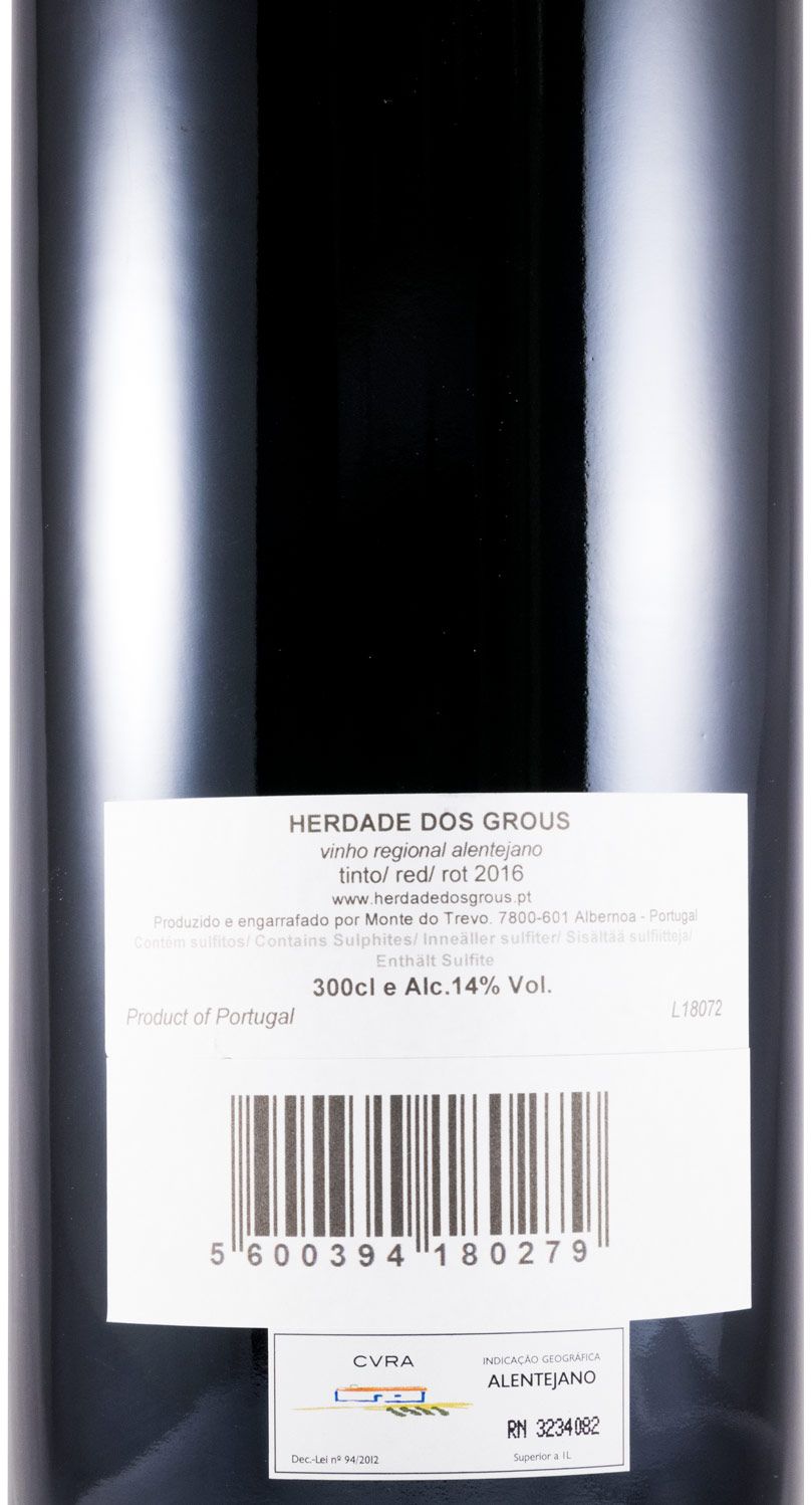 2016 Herdade dos Grous tinto 3L
