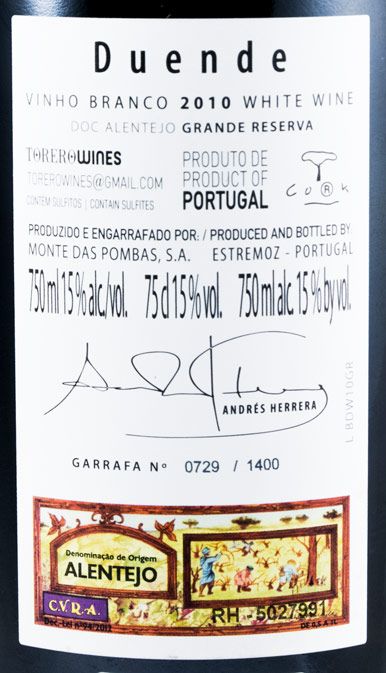 2010 B de Duende Grande Reserva branco