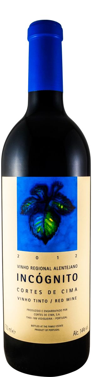 2012 Cortes de Cima Incógnito red