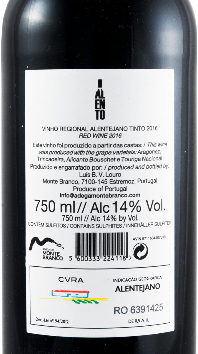 2016 Alento tinto
