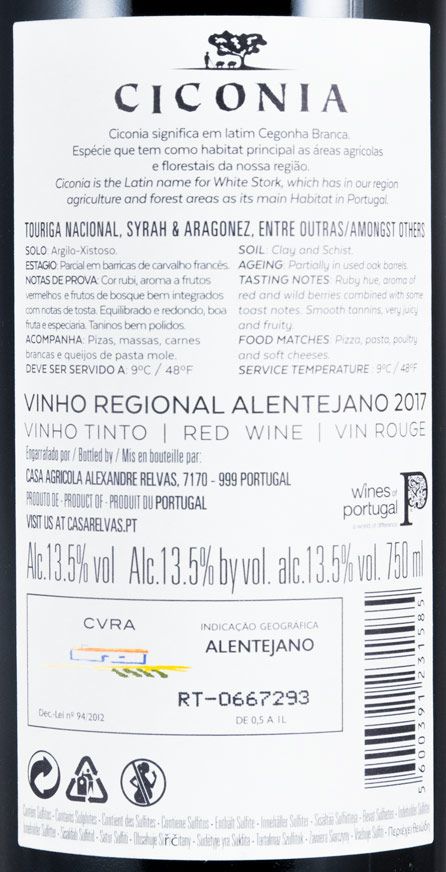 2017 Ciconia tinto