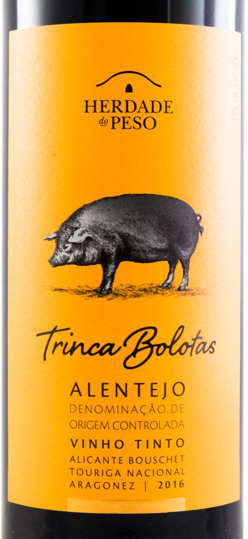 2016 Herdade do Peso Trinca Bolotas red