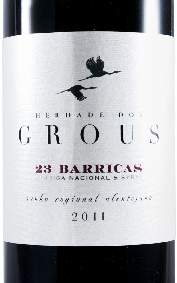 2011 Herdade dos Grous 23 Barricas red