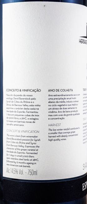2012 Herdade Herdade Syrah tinto