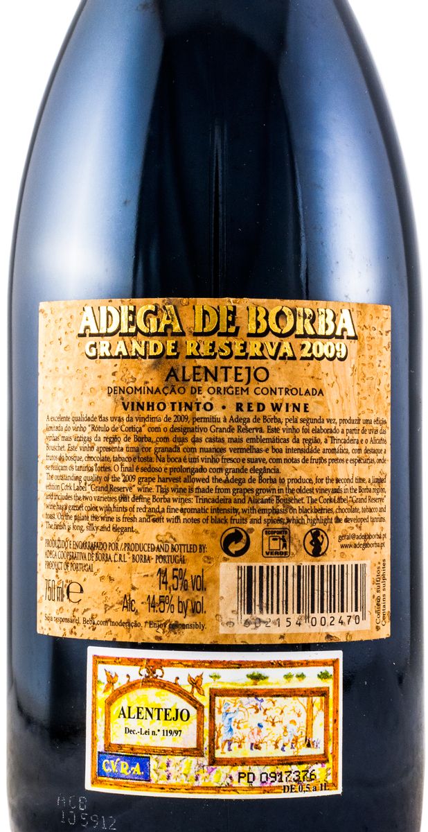2009 Borba Grande Reserva tinto