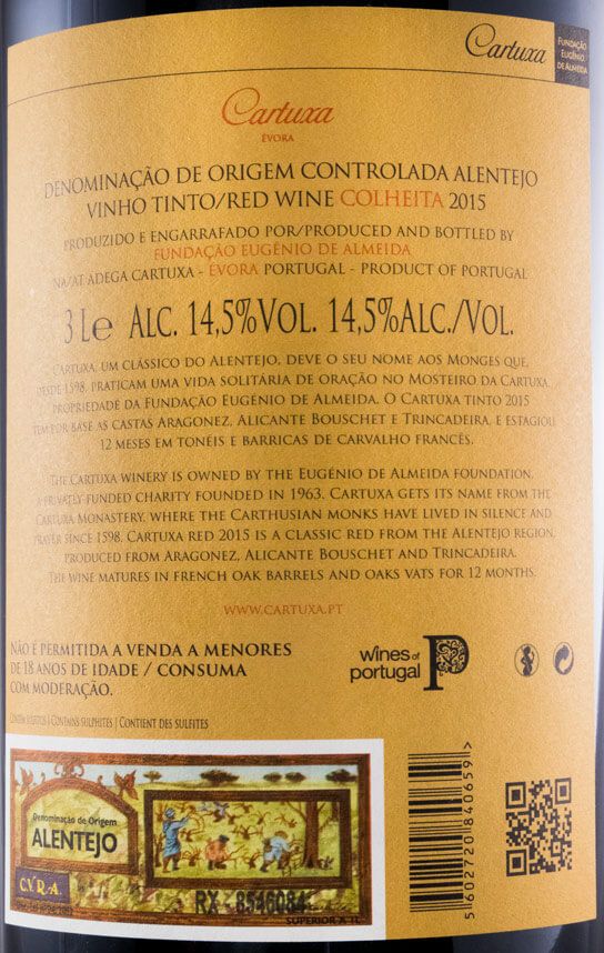 2015 Cartuxa red 3L