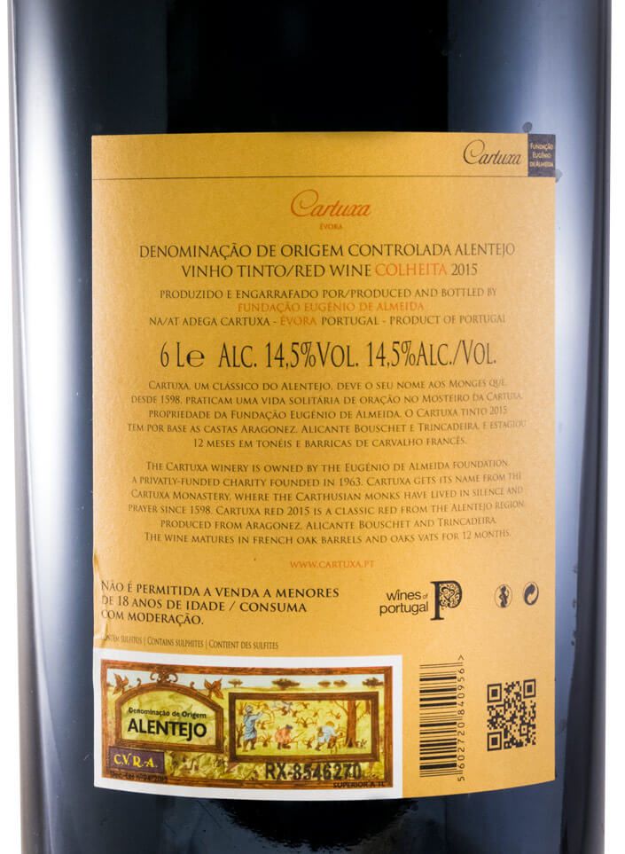 2015 Cartuxa tinto 6L