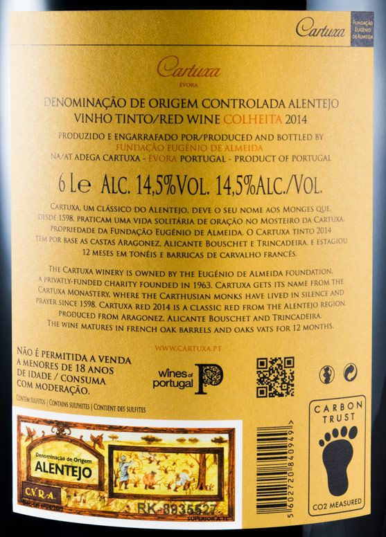 2014 Cartuxa tinto 6L