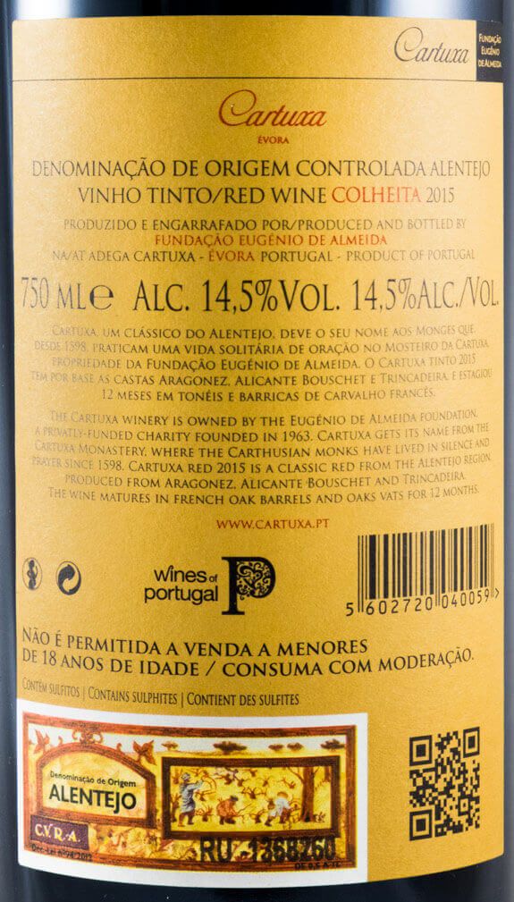 2015 Cartuxa red (individual box)