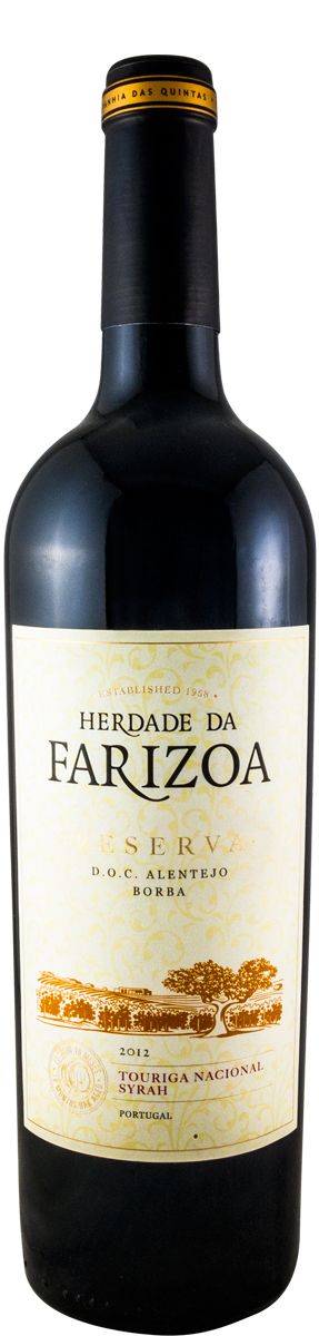 2012 Herdade da Farizoa Reserva red