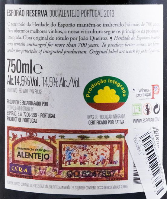 2013 Esporão Reserva red