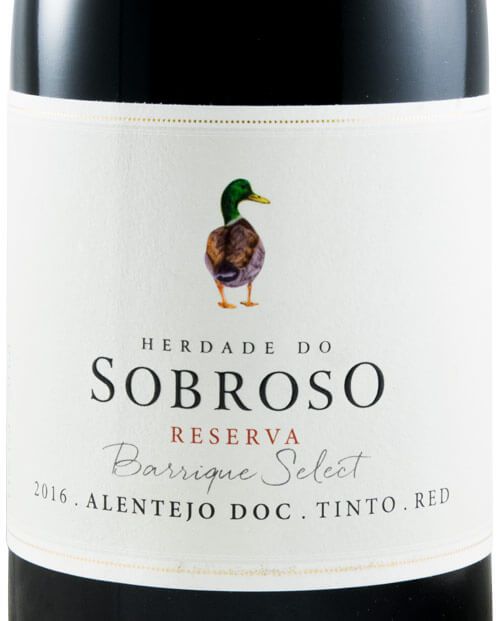 2016 Herdade do Sobroso Reserva Barrique Select red